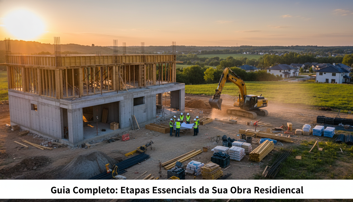 Guia Completo: Etapas Essenciais da Sua Obra Residencial