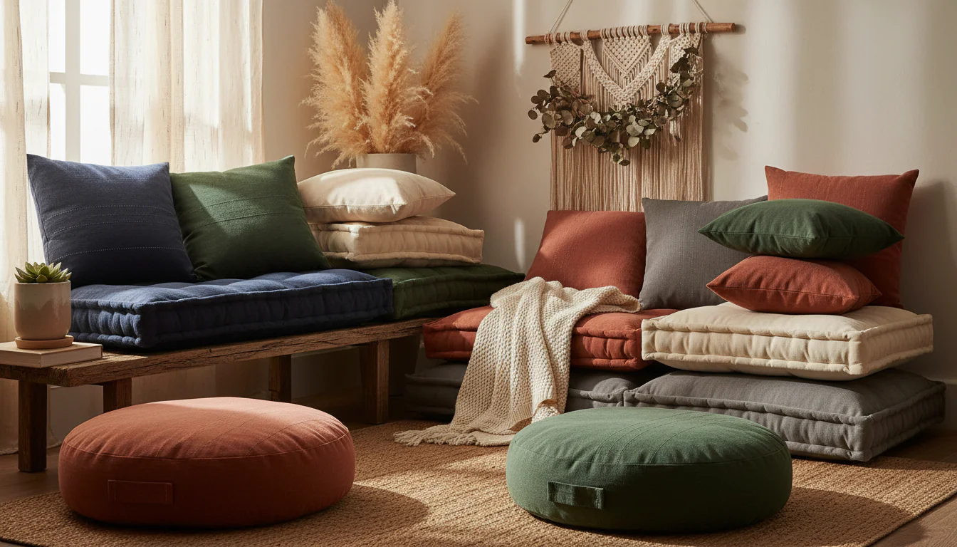 Almofadas futon: transforme a decoração da sua casa Almofadas futon: transforme a decoração da sua casa