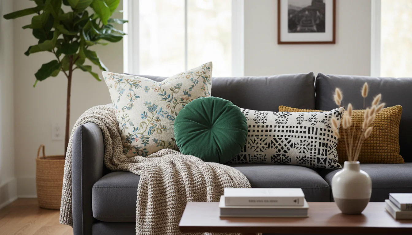 Almofadas decorativas: guia de composições harmoniosas Almofadas decorativas: guia de composições harmoniosas