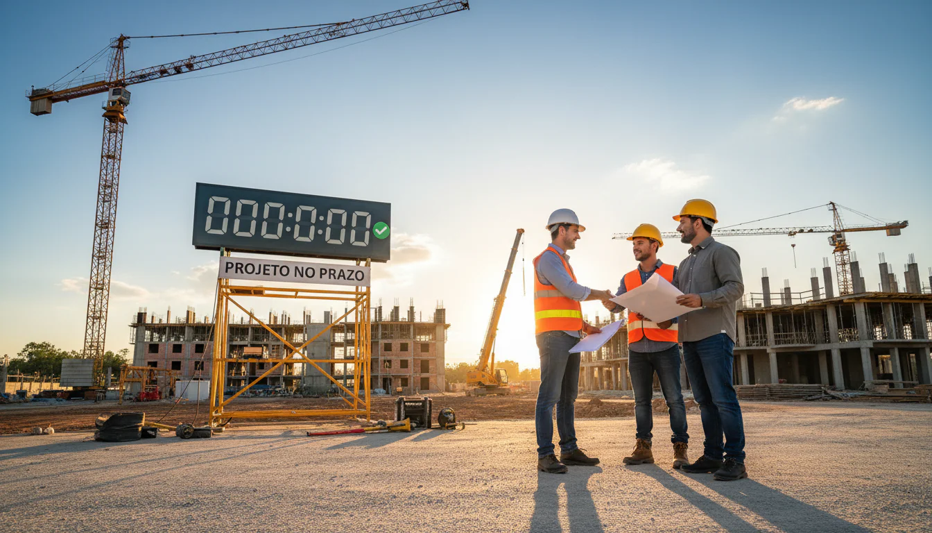 Obras no Prazo: Guia Essencial Para Evitar Atrasos e Prejuízos Obras no Prazo: Guia Essencial Para Evitar Atrasos e Prejuízos
