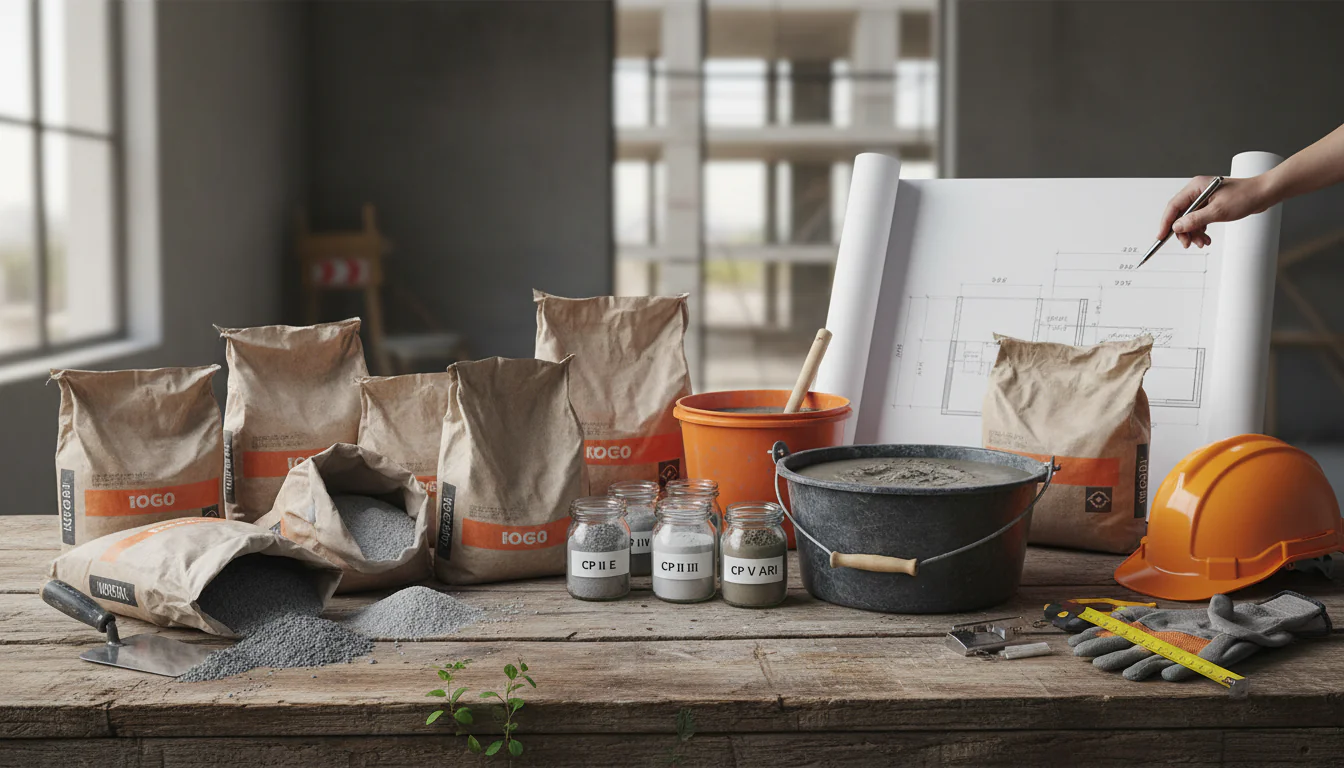 Tipos de Cimento: Guia Completo para Escolher e Usar