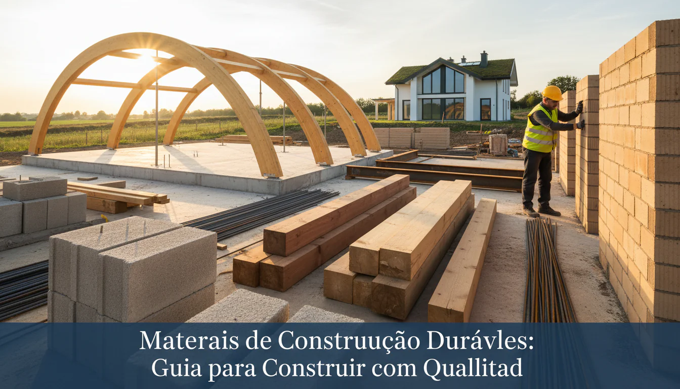 Materiais de Construção Duráveis: Guia para Construir com Qualidade