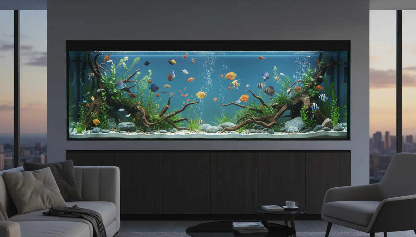 Aquários residenciais: projetos apaixonantes