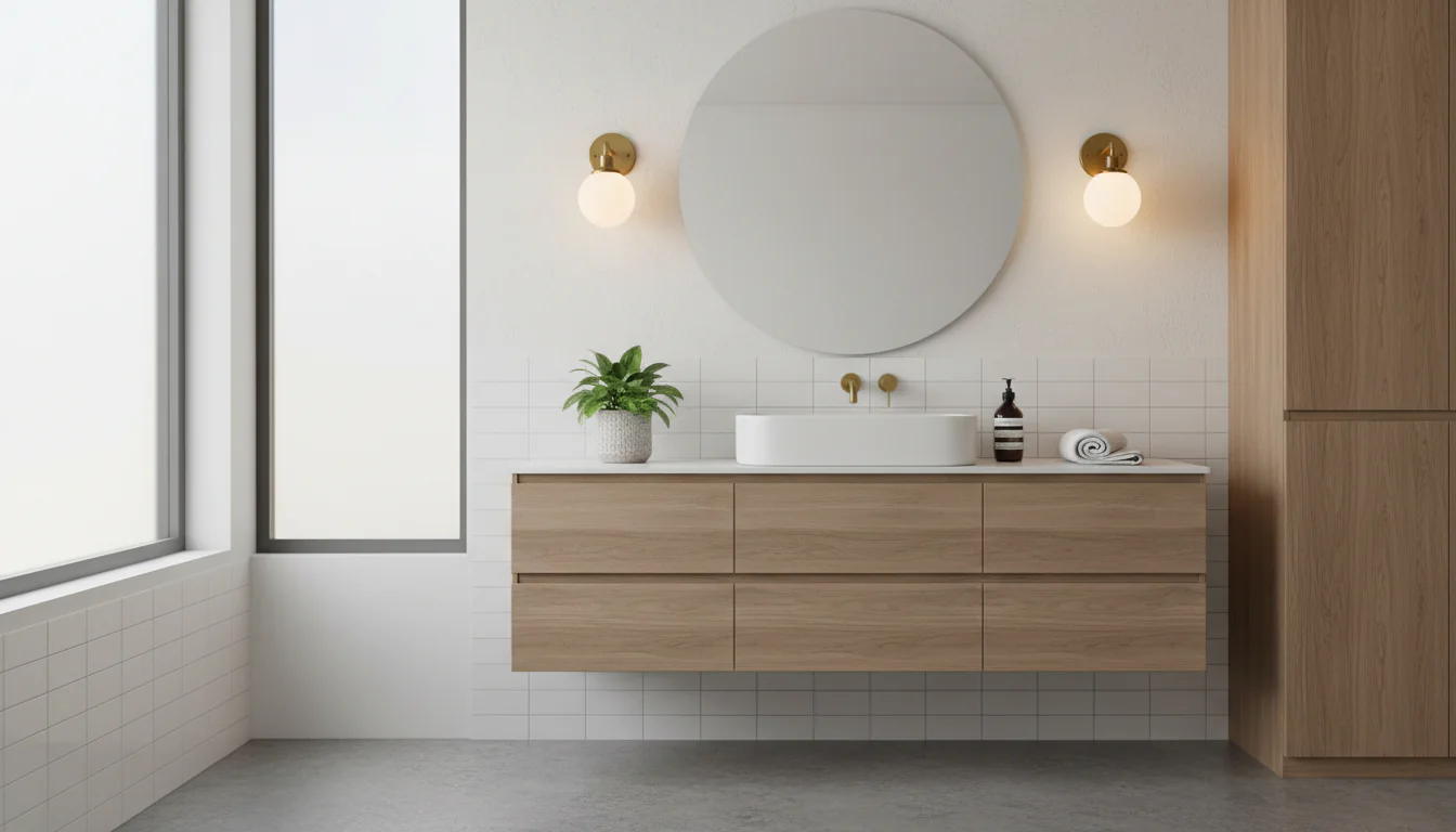 Arandelas para banheiro: charme e iluminação