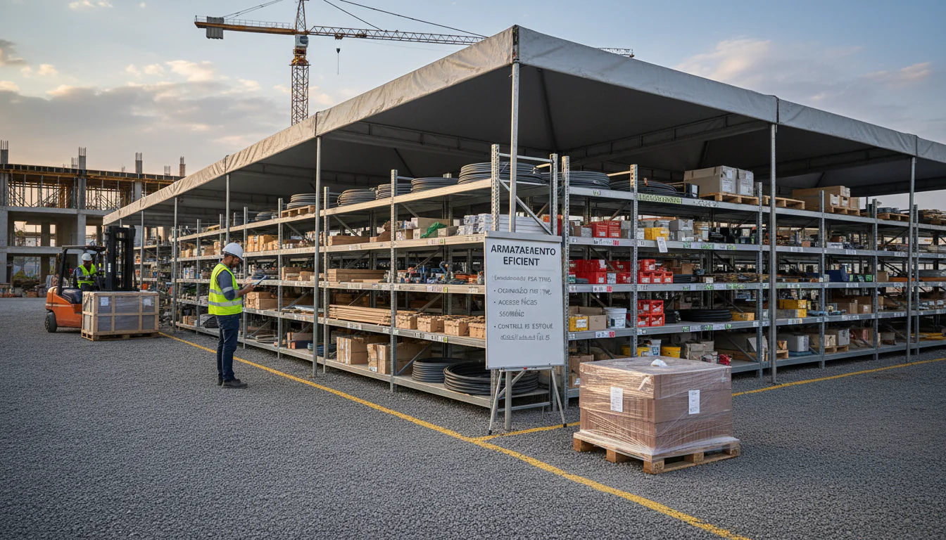 Armazenamento Eficiente na Obra: Dicas e Melhores Práticas