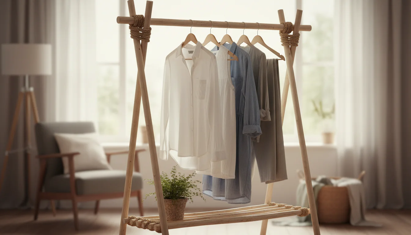 Arara de roupas caseira: tutorial simples