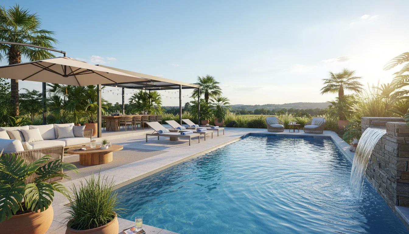 Área de lazer com piscina: inspirações refrescantes