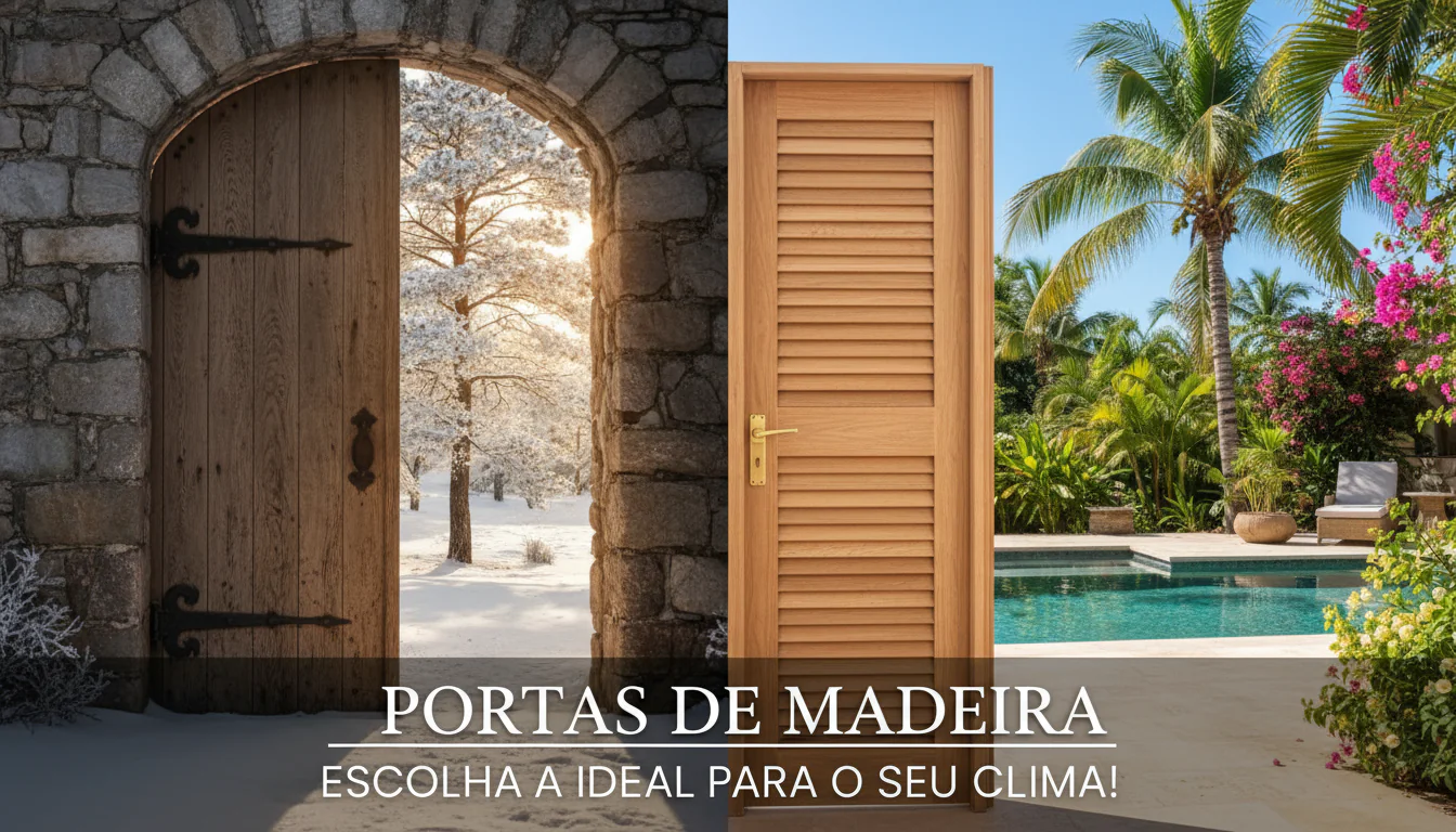 Portas de Madeira: Escolha a Ideal Para o Seu Clima!