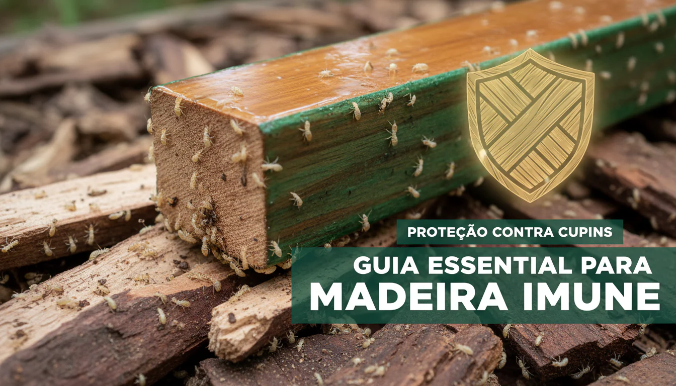 Proteção contra Cupins: Guia Essencial para Madeira Imune