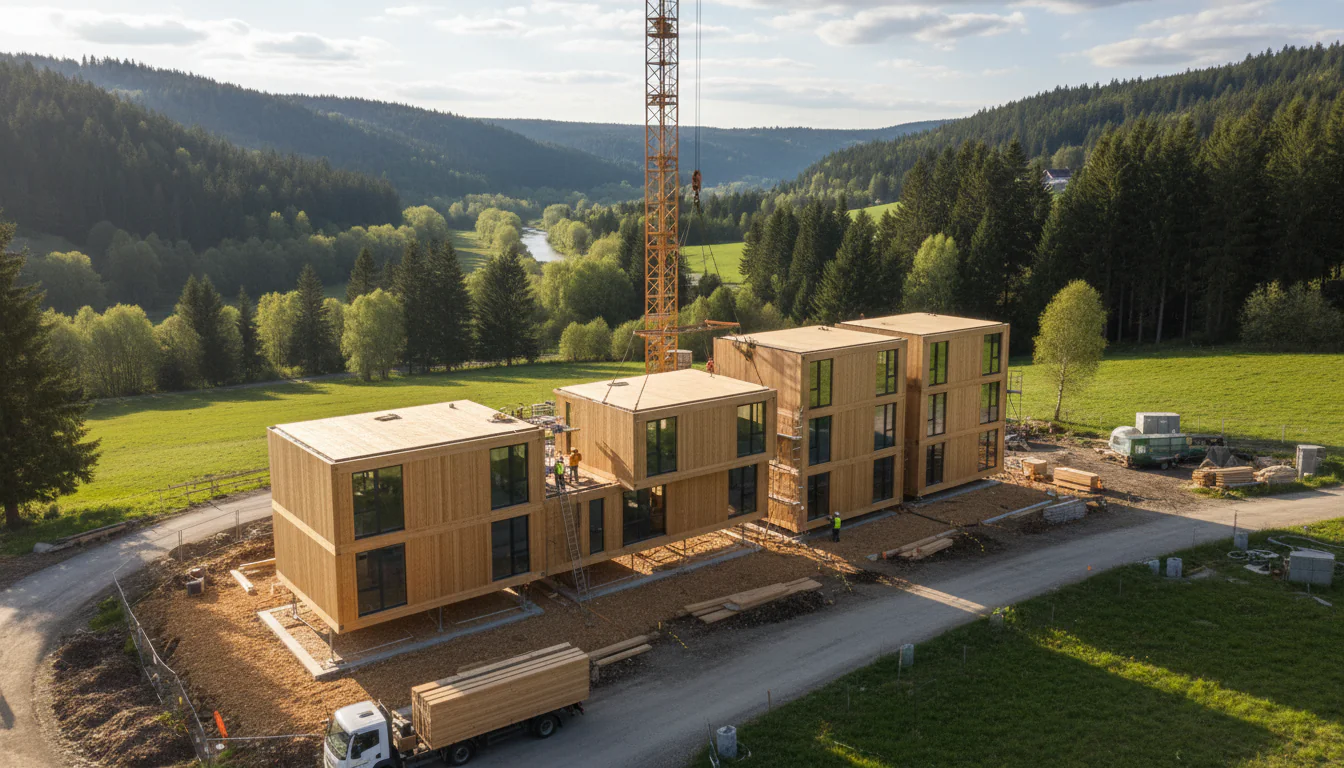 Construção Modular em Madeira: Rápida, Sustentável e Eficaz