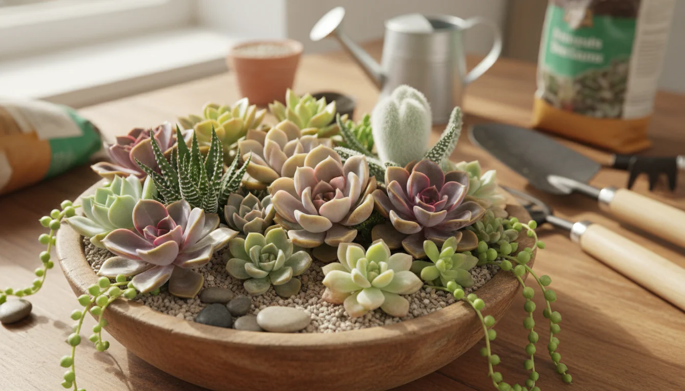 Arranjo de suculentas: como fazer e montar