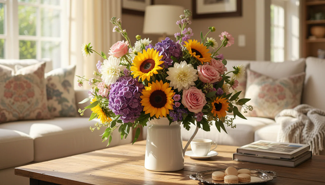 Arranjos de flores: alegria e charme para casa