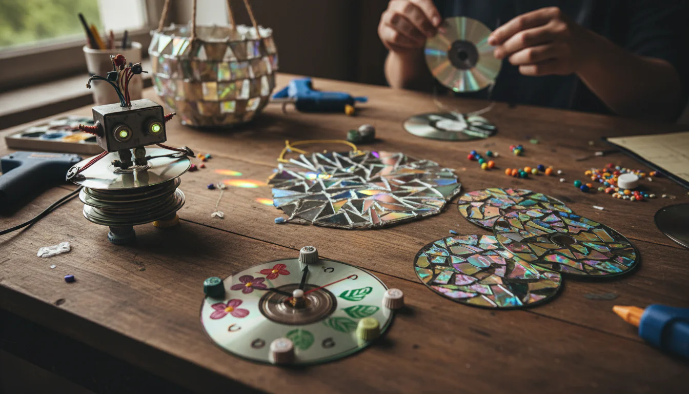 Artesanato com CD: ideias criativas de reaproveitamento Artesanato com CD: ideias criativas de reaproveitamento