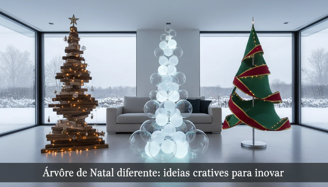 Árvore de Natal diferente: ideias criativas para inovar