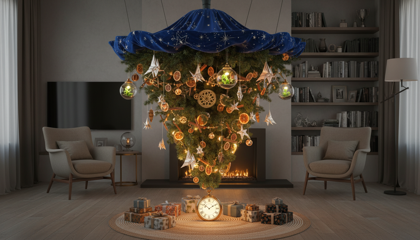 Árvore de Natal Invertida: ideias supercriativas Árvore de Natal Invertida: ideias supercriativas