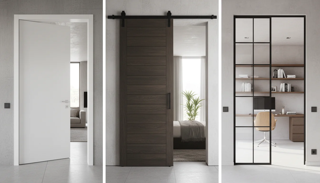 Portas Internas Modernas: Tipos, Estilos e Tendências Portas Internas Modernas: Tipos, Estilos e Tendências