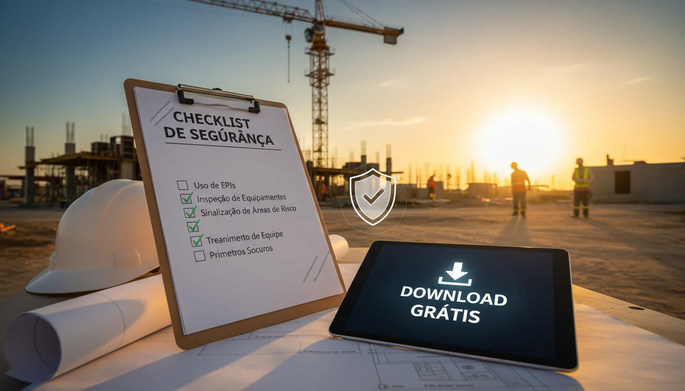 Checklist de Segurança na Obra: Guia Completo + Download Grátis!