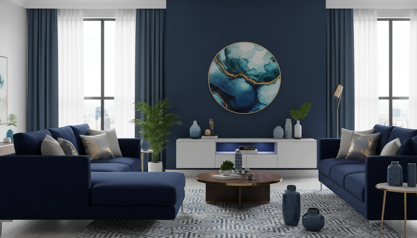 Azul marinho: decoração tendência e moderna Azul marinho: decoração tendência e moderna