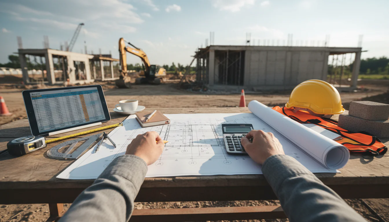 Cálculo de Quantitativos de Obra: Guia Prático e Eficiente Cálculo de Quantitativos de Obra: Guia Prático e Eficiente