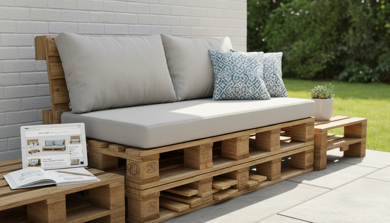 Banco de Pallet: fotos e tutoriais para essa peça