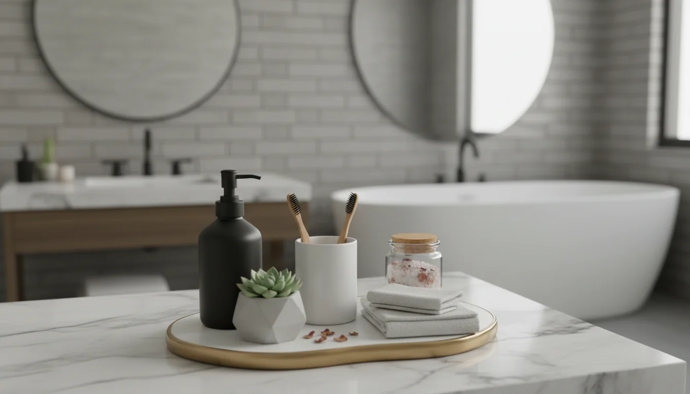 Bandeja para banheiro: modelos embelezadores Bandeja para banheiro: modelos embelezadores