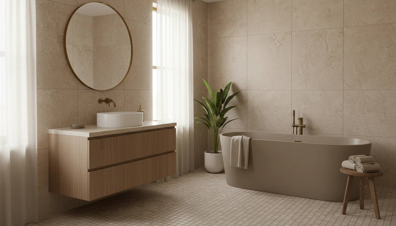 Banheiro bege: ideias irresistíveis para seu espaço