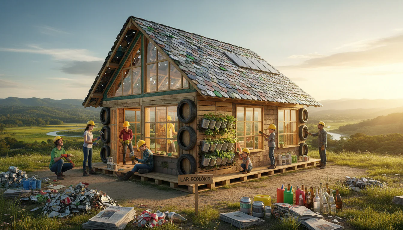 Construção Sustentável: Guia Passo a Passo com Recicláveis
