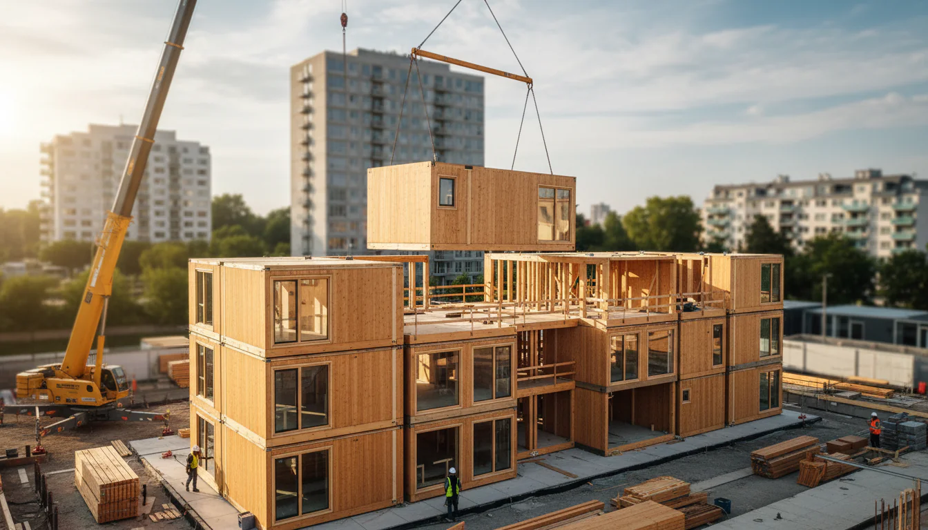 Construção Modular em Madeira: Redução do Tempo de Obra