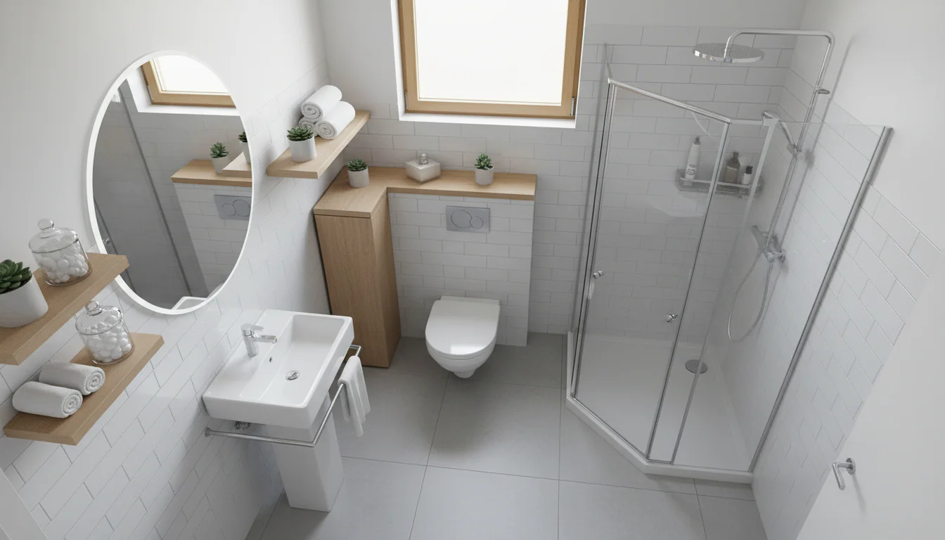 Banheiros pequenos: otimizando ao máximo o espaço