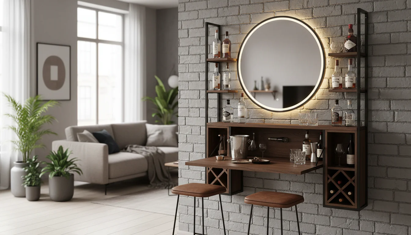 Bar de parede: fotos para quem quer em casa