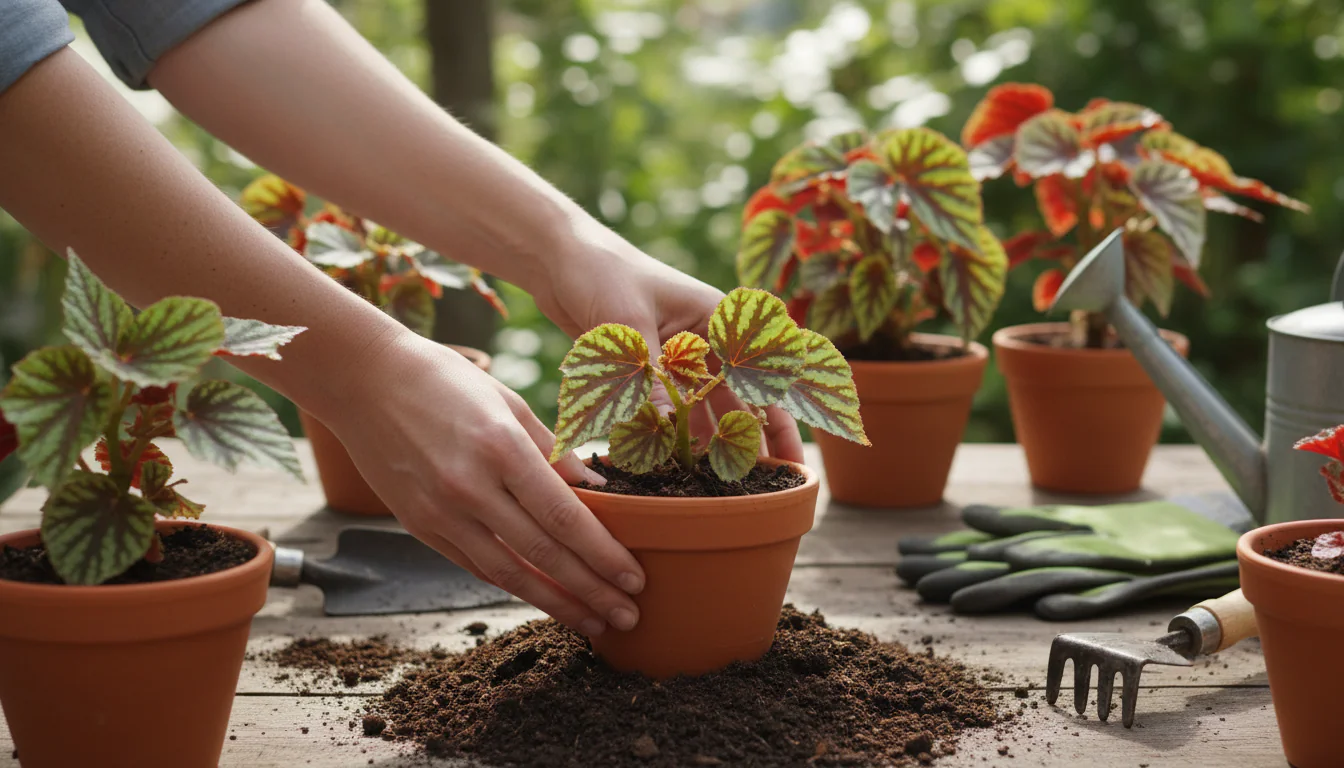 Begônia: como plantar