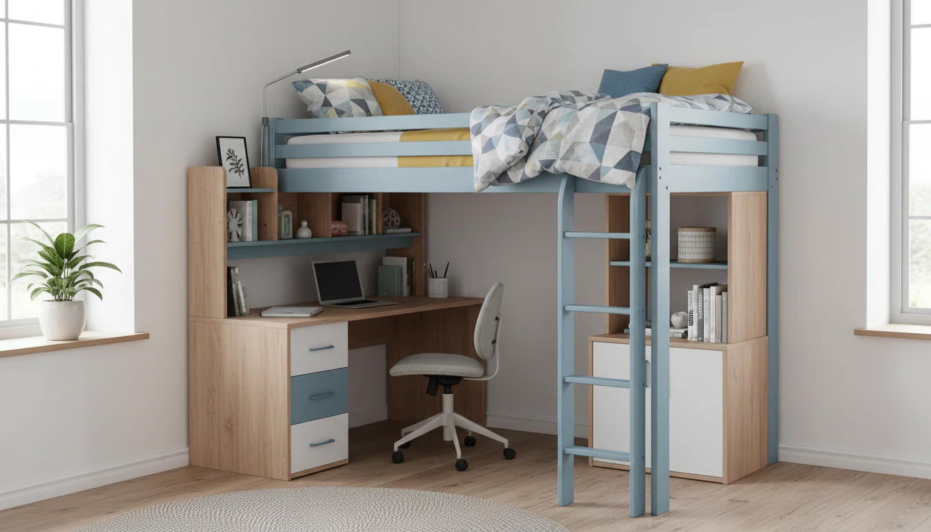 Beliche com escrivaninha: soluções para otimizar