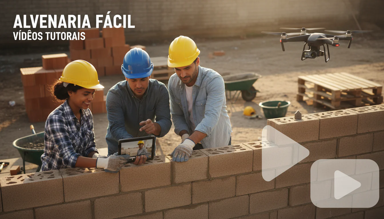 Alvenaria Fácil: Aprenda a Construir com Vídeos Tutoriais! Alvenaria Fácil: Aprenda a Construir com Vídeos Tutoriais!