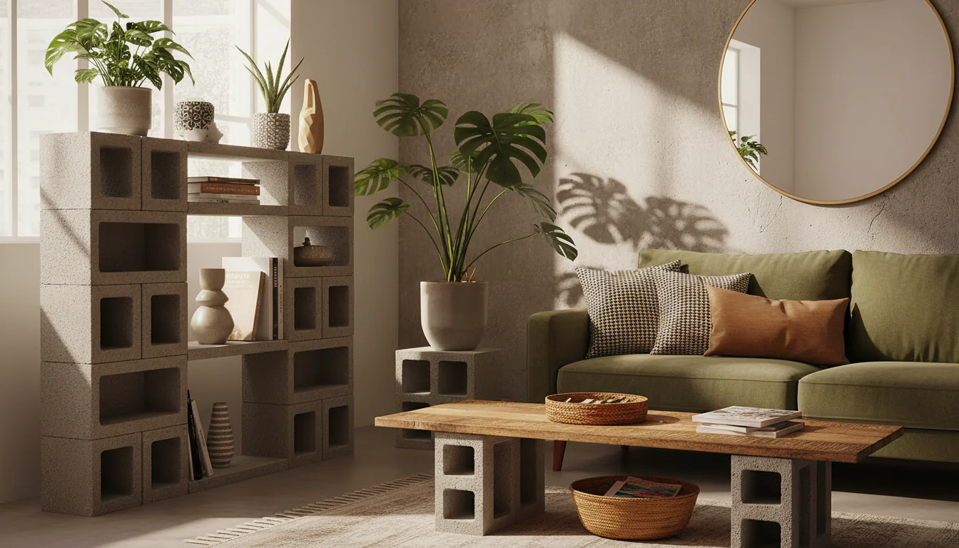 Blocos de concreto: uso na decoração