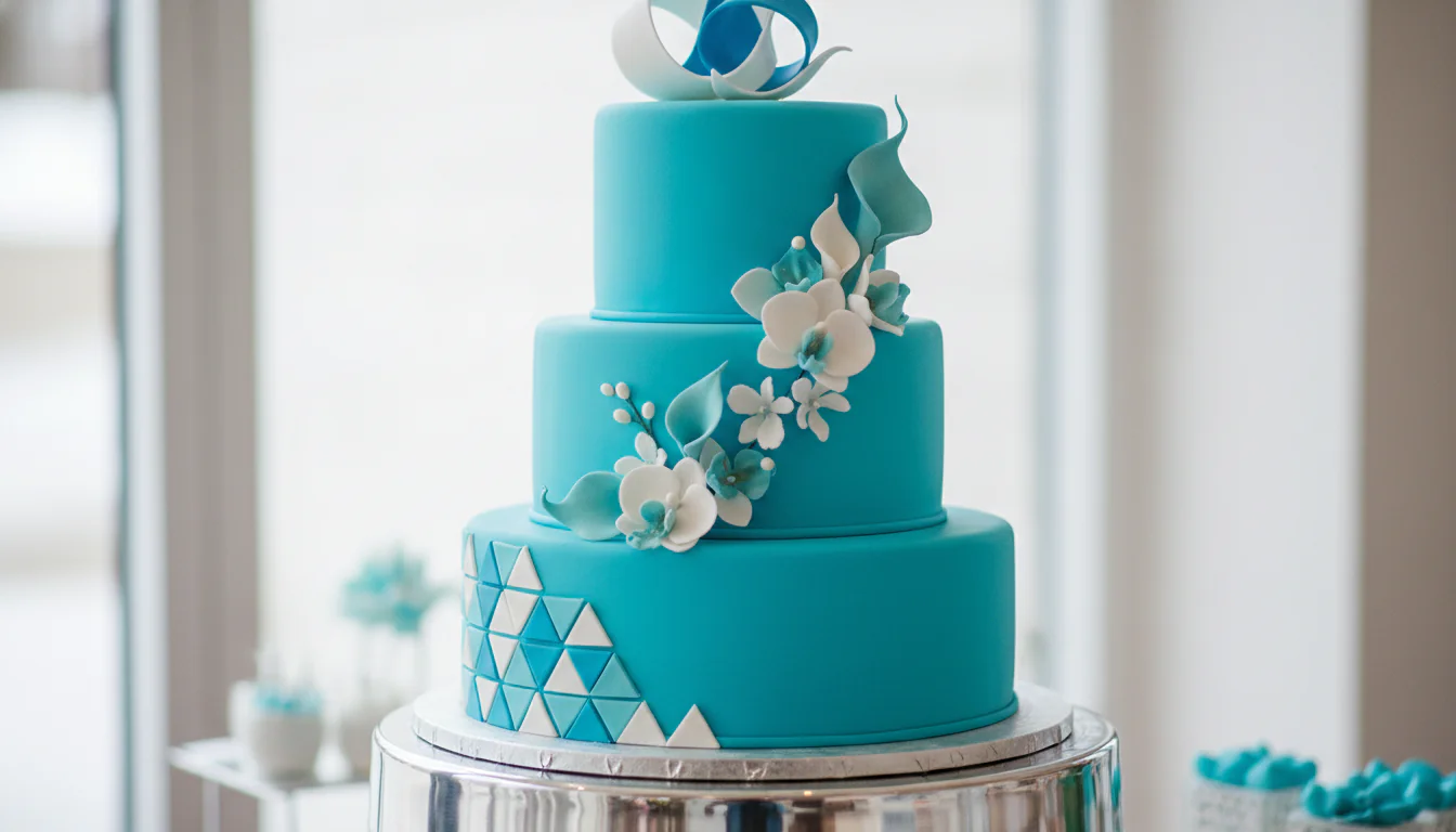 Bolo Azul Tiffany: modelos vibrantes e modernos