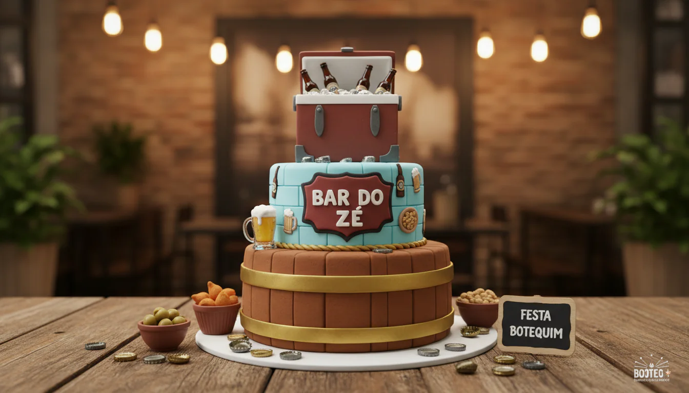 Bolo boteco: inspirações e tutoriais para festa