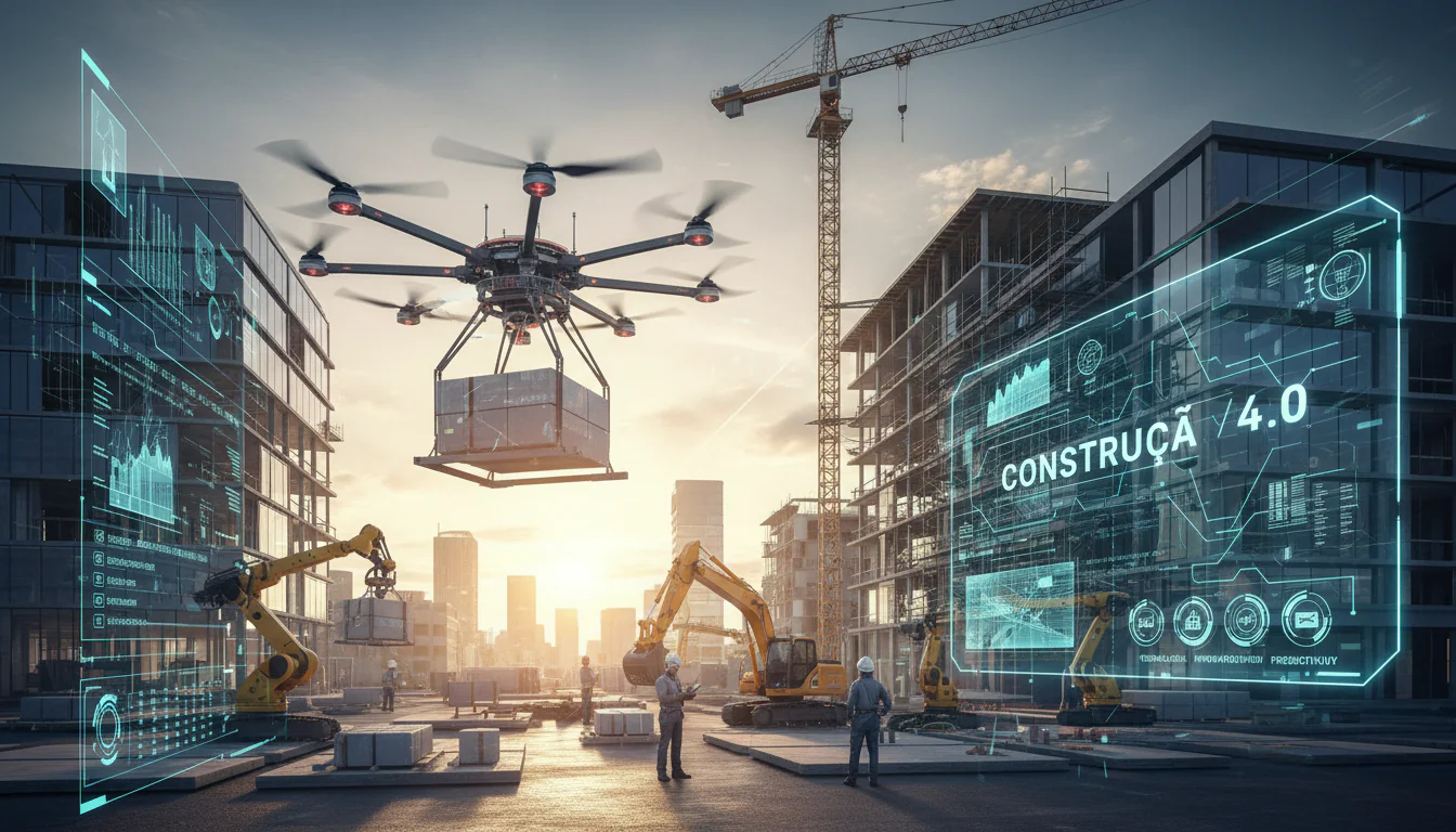 Construção 4.0: Tecnologia, Inovação e Produtividade na Construção Civil