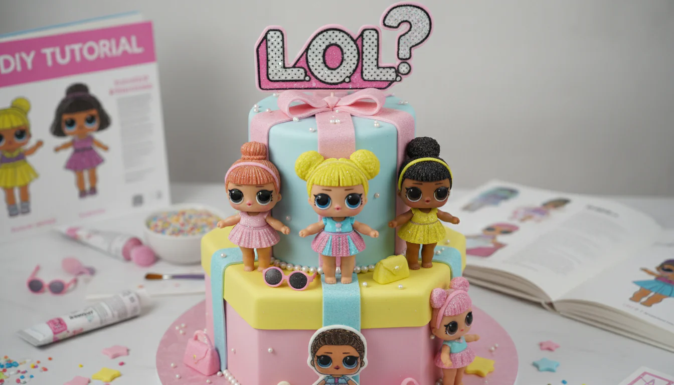 Bolo da LOL Surprise: ideias e tutoriais fashion