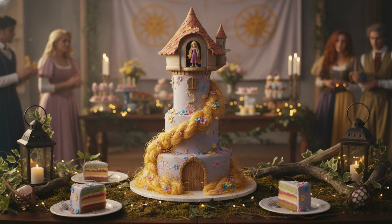 Bolo da Rapunzel: inspirações para festa incrível