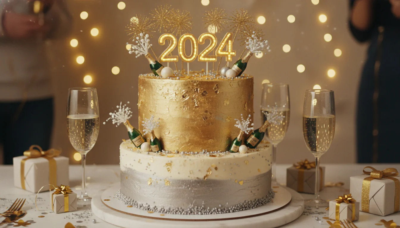 Bolo de Ano Novo: ideias e tutoriais celebrativos