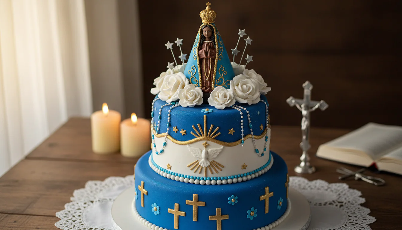 Bolo de Nossa Senhora Aparecida: ideias demonstram fé