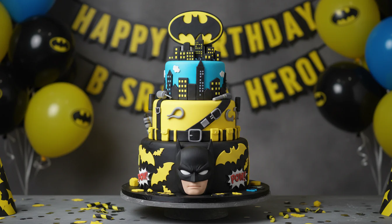 Bolo do Batman: ideias originais para festa