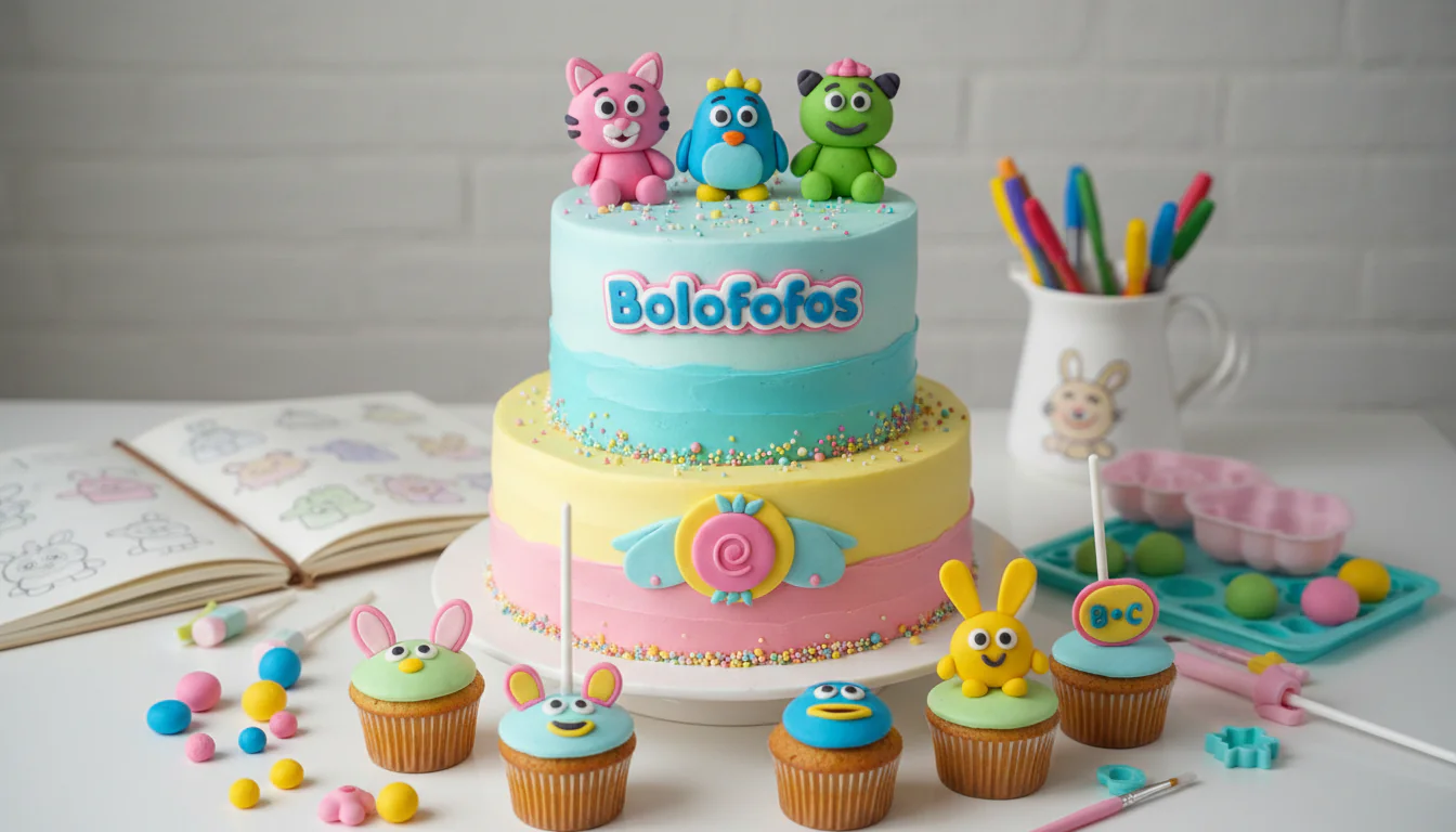 Bolo do Bolofofos: ideias e tutoriais esbanjam fofura