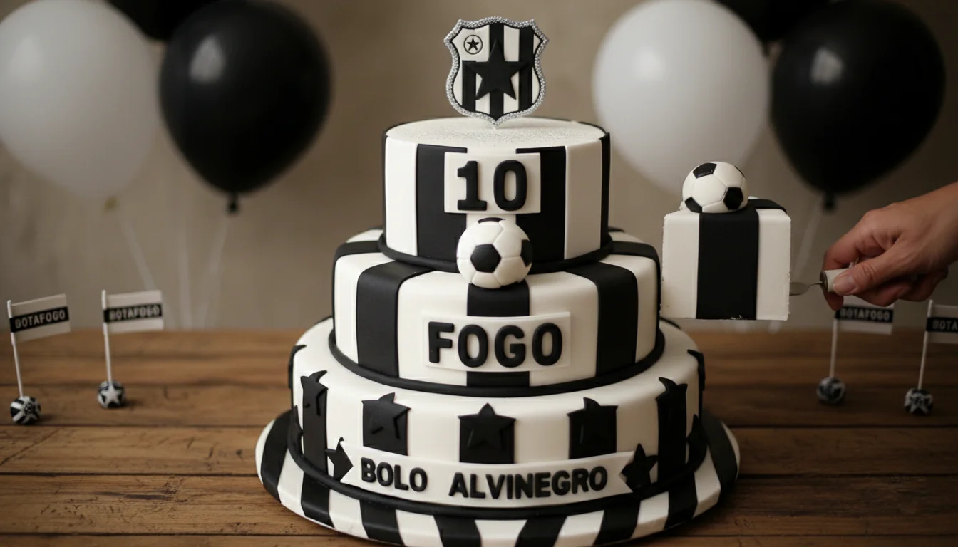 Bolo do Botafogo: ideias para torcedor alvinegro