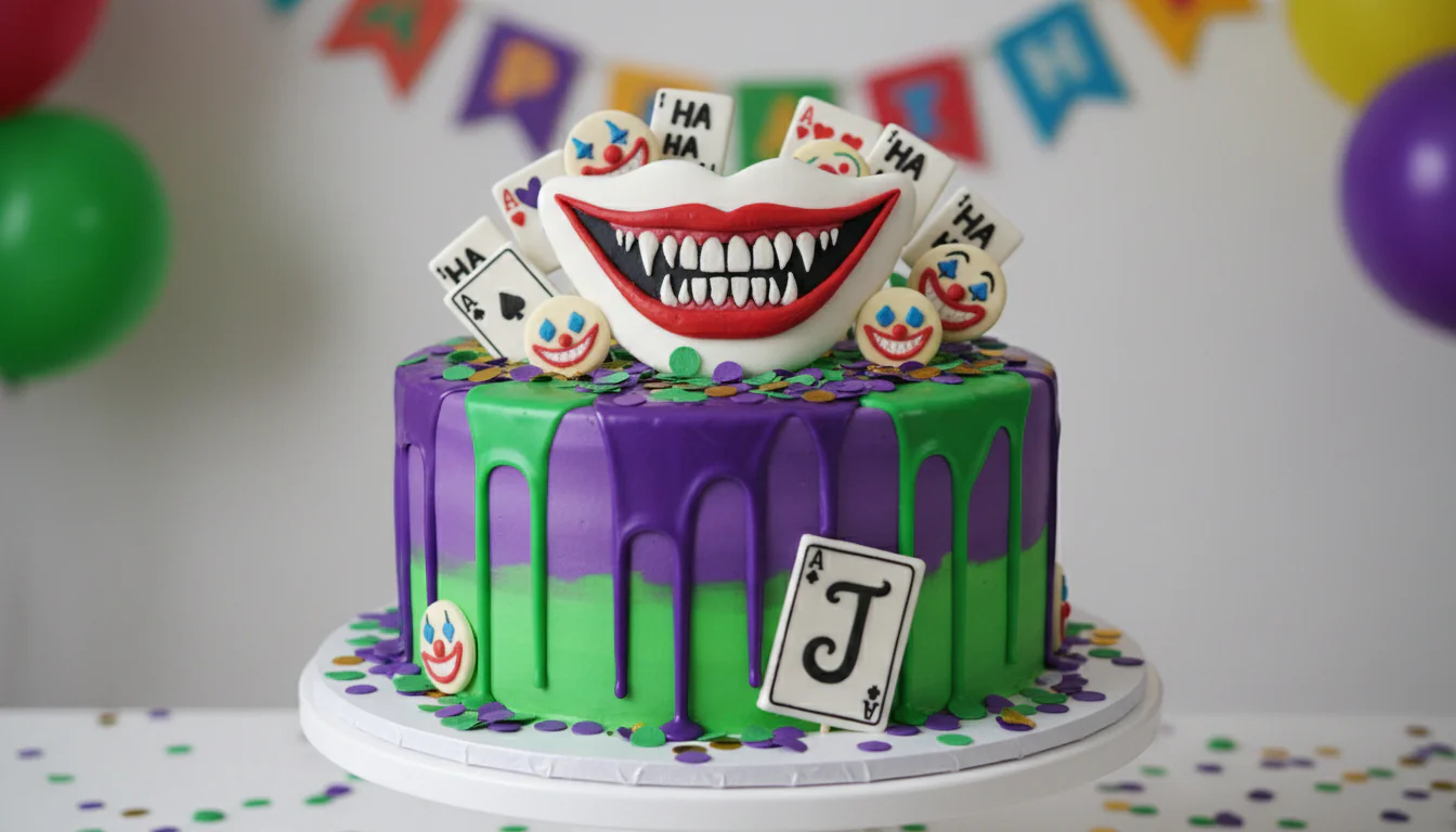 Bolo do Coringa: opções para sorrir largo