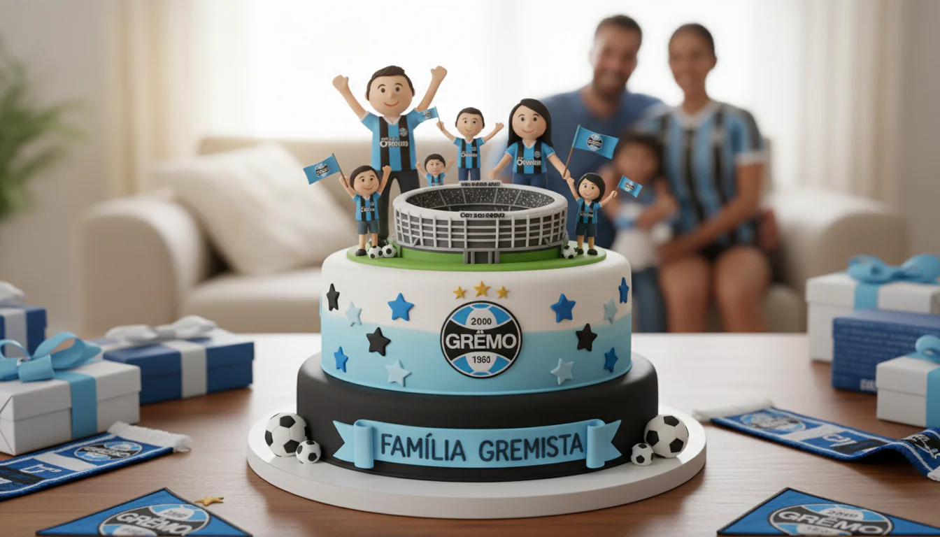 Bolo do Grêmio: ideias maravilhosas para família