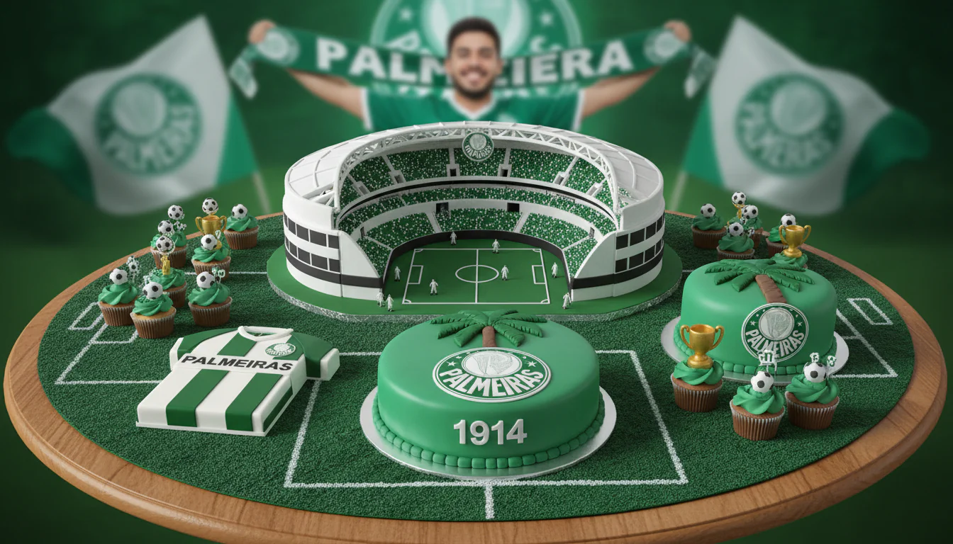 Bolo do Palmeiras: modelos dignos de torcedor