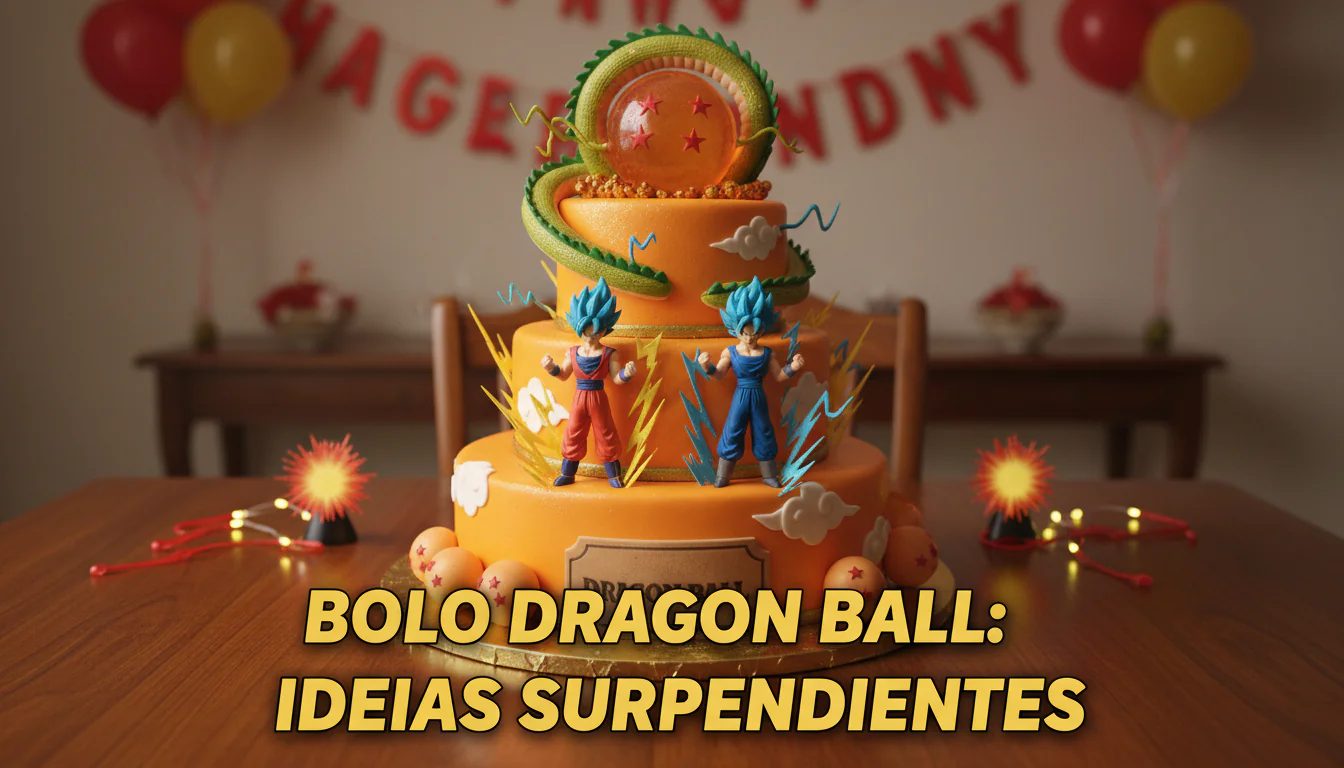 Bolo Dragon Ball: ideias surpreendentes