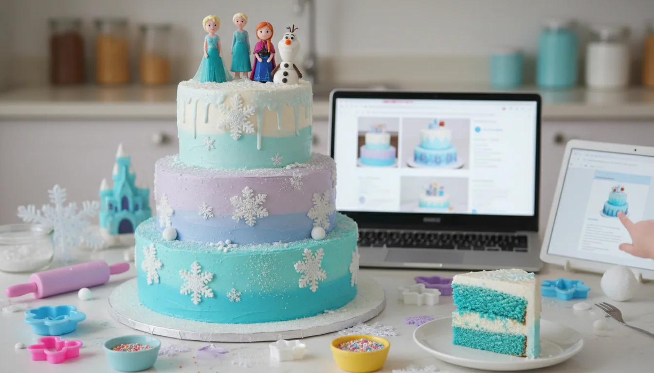 Bolo Frozen: fotos e tutoriais para brincar