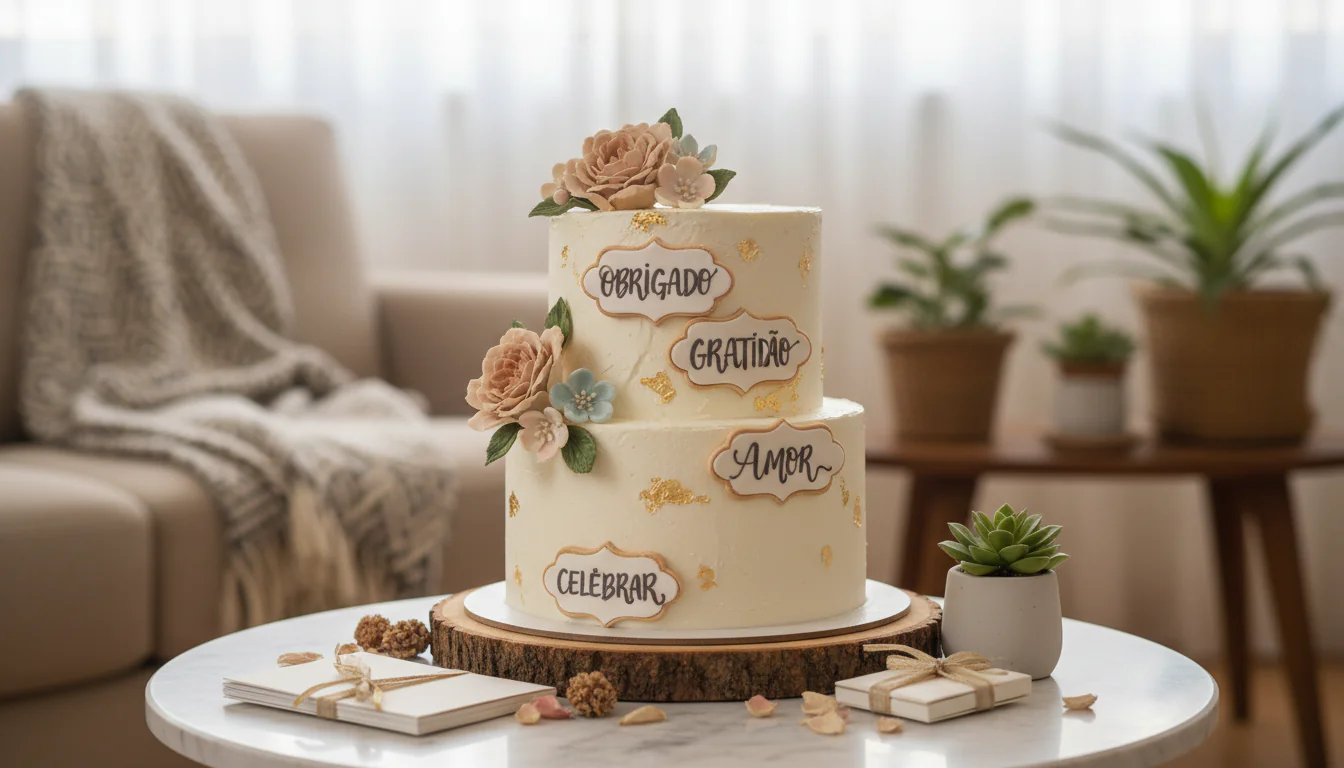 Bolo gratidão: ideias para agradecer com estilo